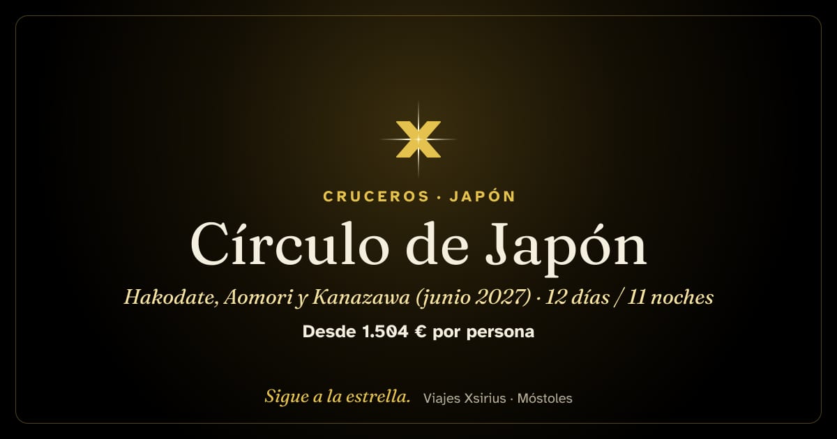 Círculo de Japón: Hakodate, Aomori y Kanazawa (junio 2027): Japón y Corea del Sur, 12 días / 11 noches