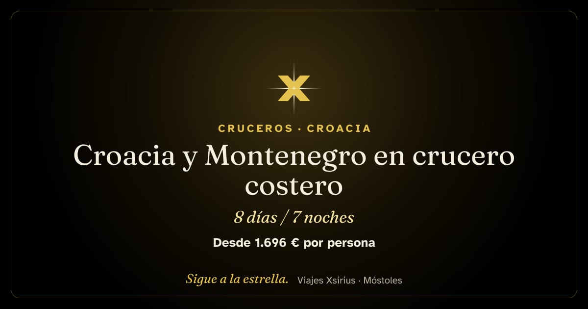 Croacia y Montenegro en crucero costero: Croacia y Montenegro, 8 días / 7 noches