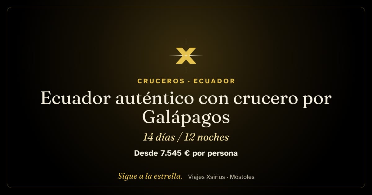Ecuador auténtico con crucero por Galápagos: Ecuador, 14 días / 12 noches