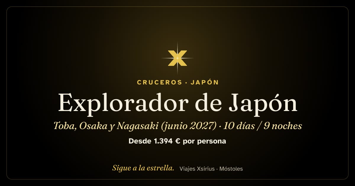 Explorador de Japón: Toba, Osaka y Nagasaki (junio 2027): Japón y Corea del Sur, 10 días / 9 noches