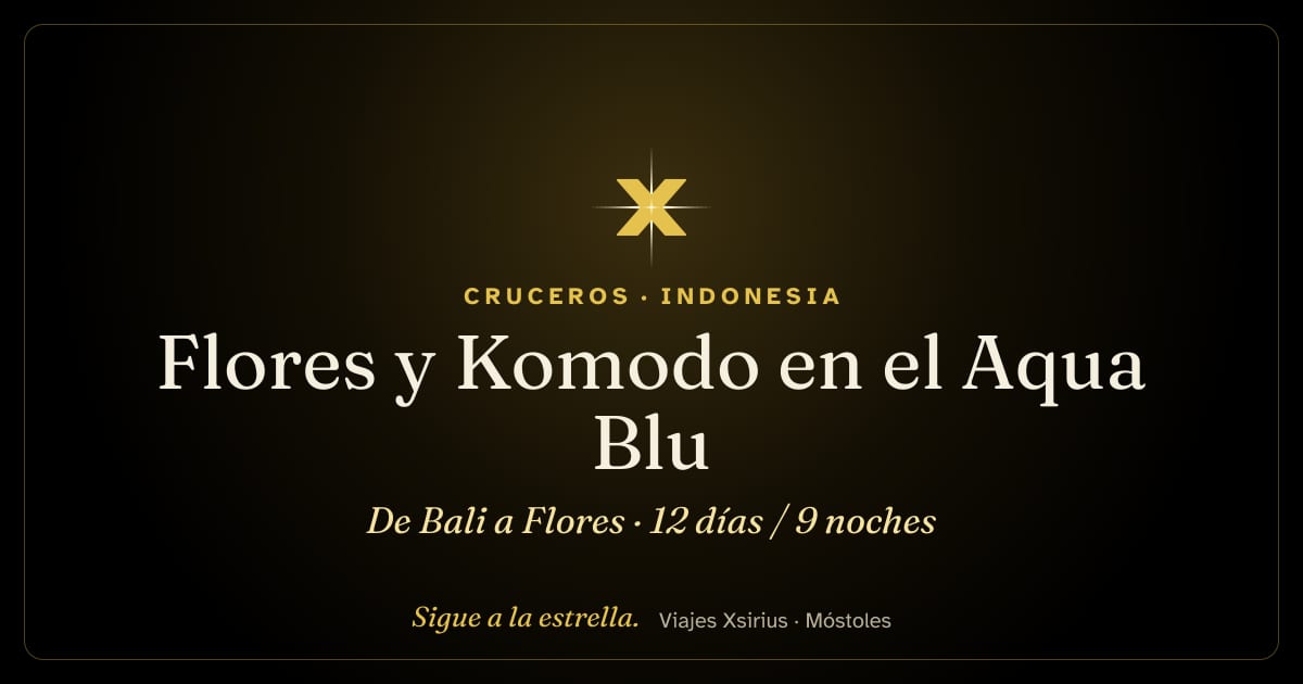 Flores y Komodo en el Aqua Blu: de Bali a Flores: Indonesia, 12 días / 9 noches