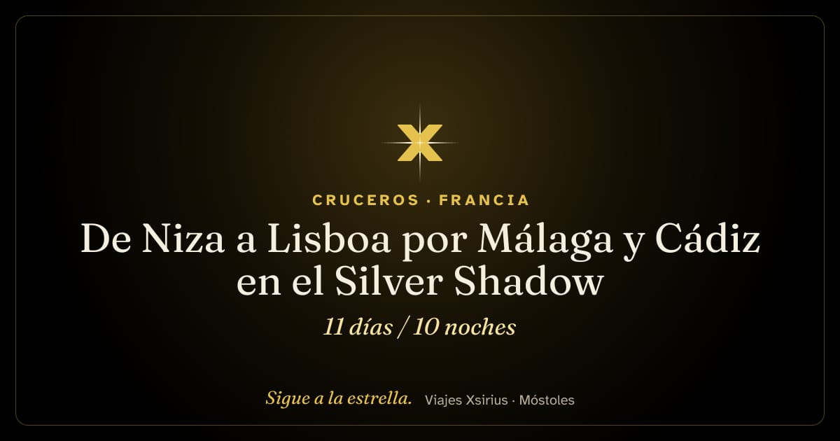 De Niza a Lisboa por Málaga y Cádiz en el Silver Shadow: Francia, España, Reino Unido y Portugal, 11 días / 10 noches