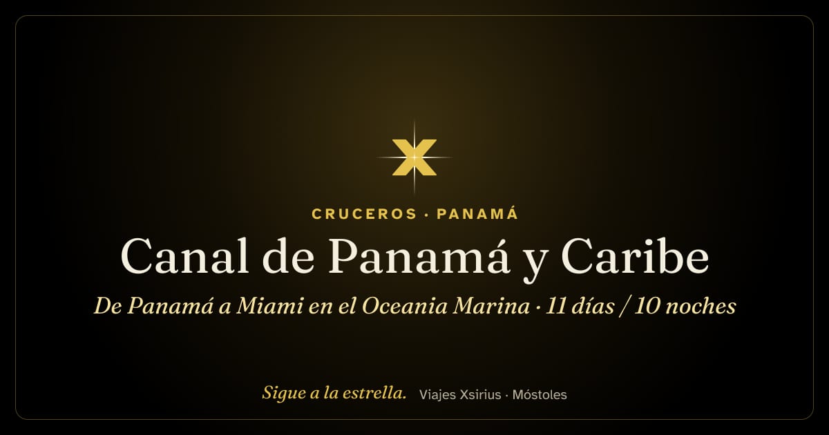 Canal de Panamá y Caribe: de Panamá a Miami en el Oceania Marina: Panamá, Colombia, Curazao, Aruba, Jamaica, Islas Caimán y Estados Unidos, 11 días / 10 noches