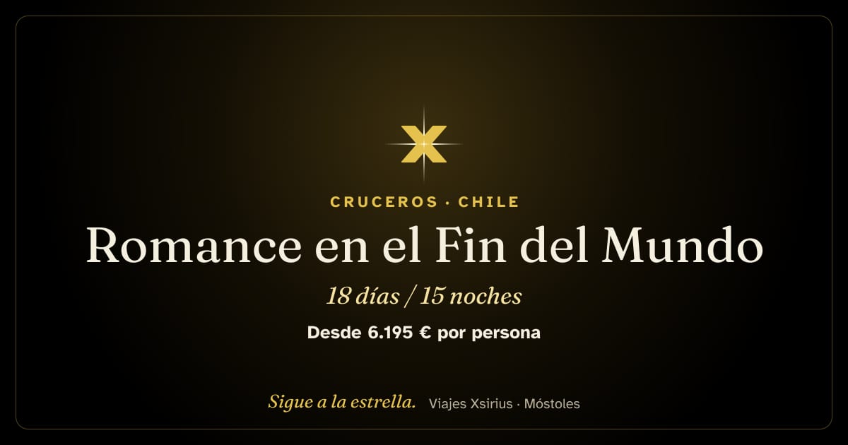 Romance en el Fin del Mundo: Argentina y Chile, 18 días / 15 noches