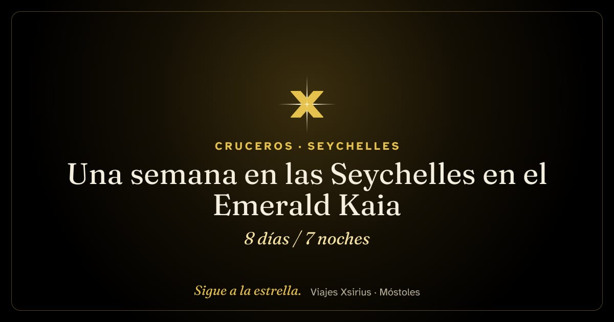 Una semana en las Seychelles en el Emerald Kaia: Seychelles, 8 días / 7 noches