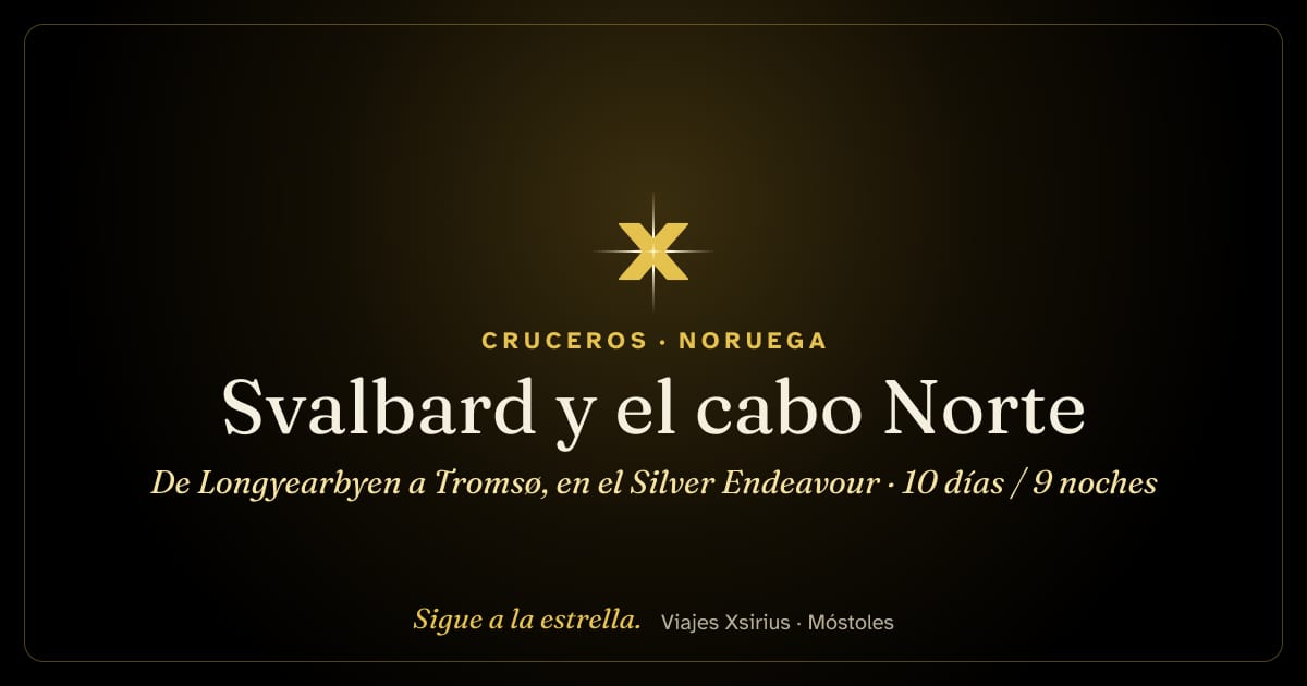 Svalbard y el cabo Norte: de Longyearbyen a Tromsø, en el Silver Endeavour: Noruega, 10 días / 9 noches