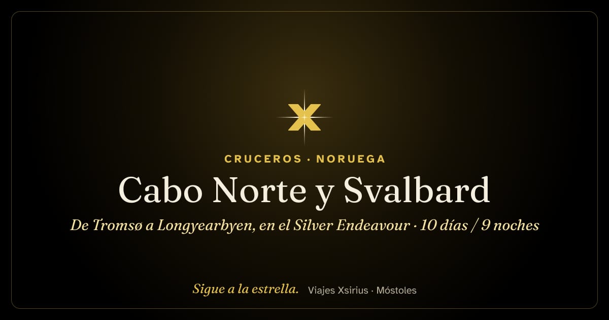 Cabo Norte y Svalbard: de Tromsø a Longyearbyen, en el Silver Endeavour: Noruega, 10 días / 9 noches