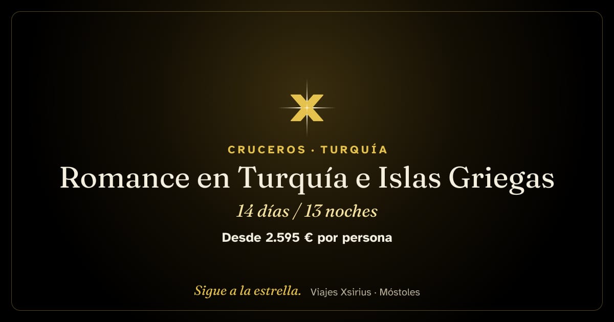 Romance en Turquía e Islas Griegas: Turquía y Grecia, 14 días / 13 noches
