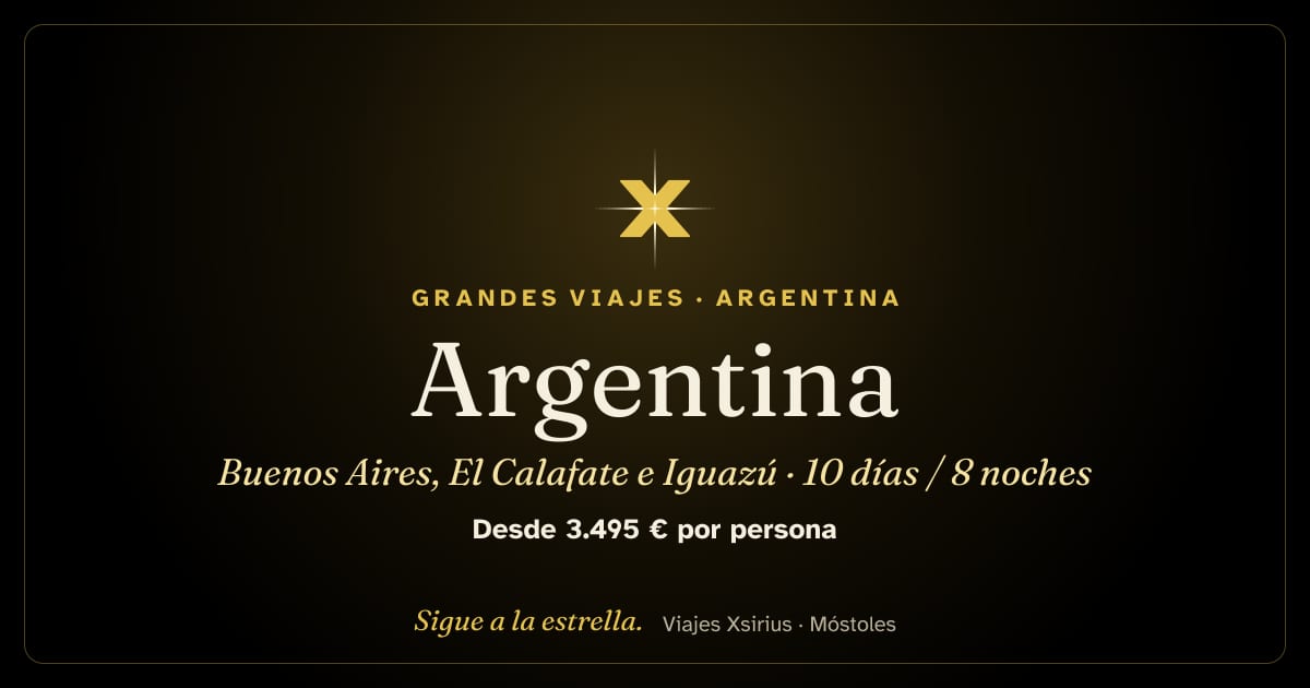 Argentina: Buenos Aires, El Calafate e Iguazú: Argentina (con el lado brasileño de las cataratas del Iguazú), 10 días / 8 noches