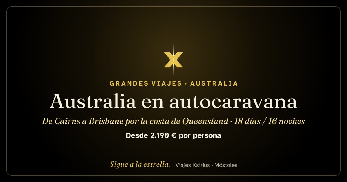 Australia en autocaravana: de Cairns a Brisbane por la costa de Queensland: Australia, 18 días / 16 noches