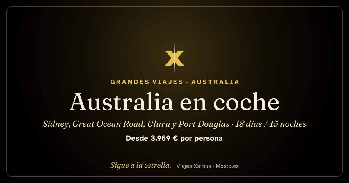 Australia en coche: Sídney, Great Ocean Road, Uluru y Port Douglas: Australia, 18 días / 15 noches