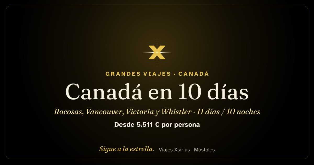 Canadá en 10 días: Rocosas, Vancouver, Victoria y Whistler: Canadá, 11 días / 10 noches