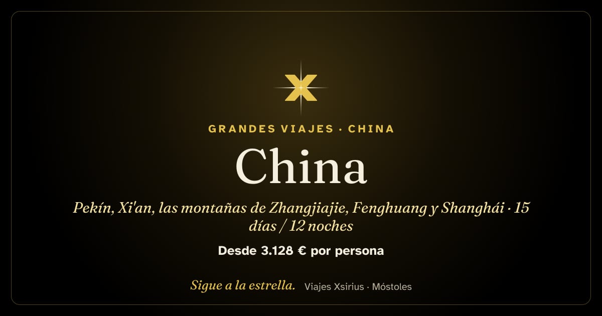 China: Pekín, Xi'an, las montañas de Zhangjiajie, Fenghuang y Shanghái: China, 15 días / 12 noches