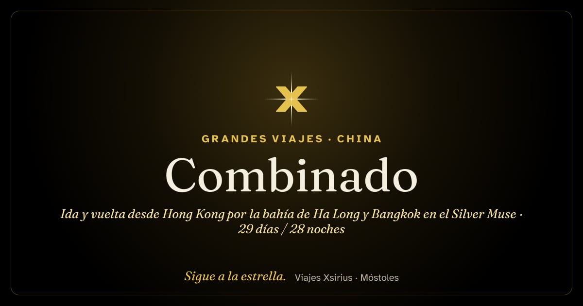 Combinado: ida y vuelta desde Hong Kong por la bahía de Ha Long y Bangkok en el Silver Muse: China, Taiwán, Filipinas, Malasia, Singapur, Tailandia y Vietnam, 29 días / 28 noches