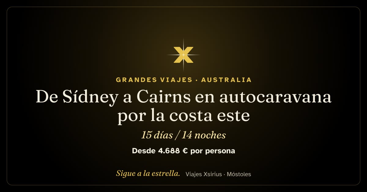 De Sídney a Cairns en autocaravana por la costa este: Australia, 15 días / 14 noches