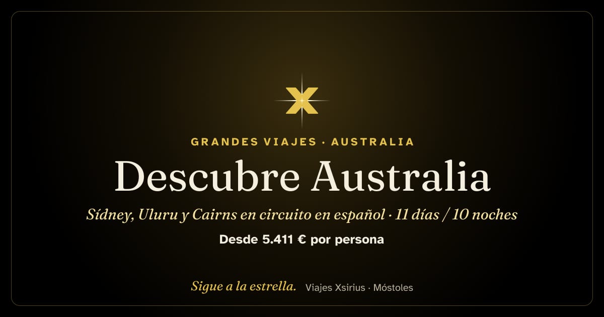 Descubre Australia: Sídney, Uluru y Cairns en circuito en español: Australia, 11 días / 10 noches