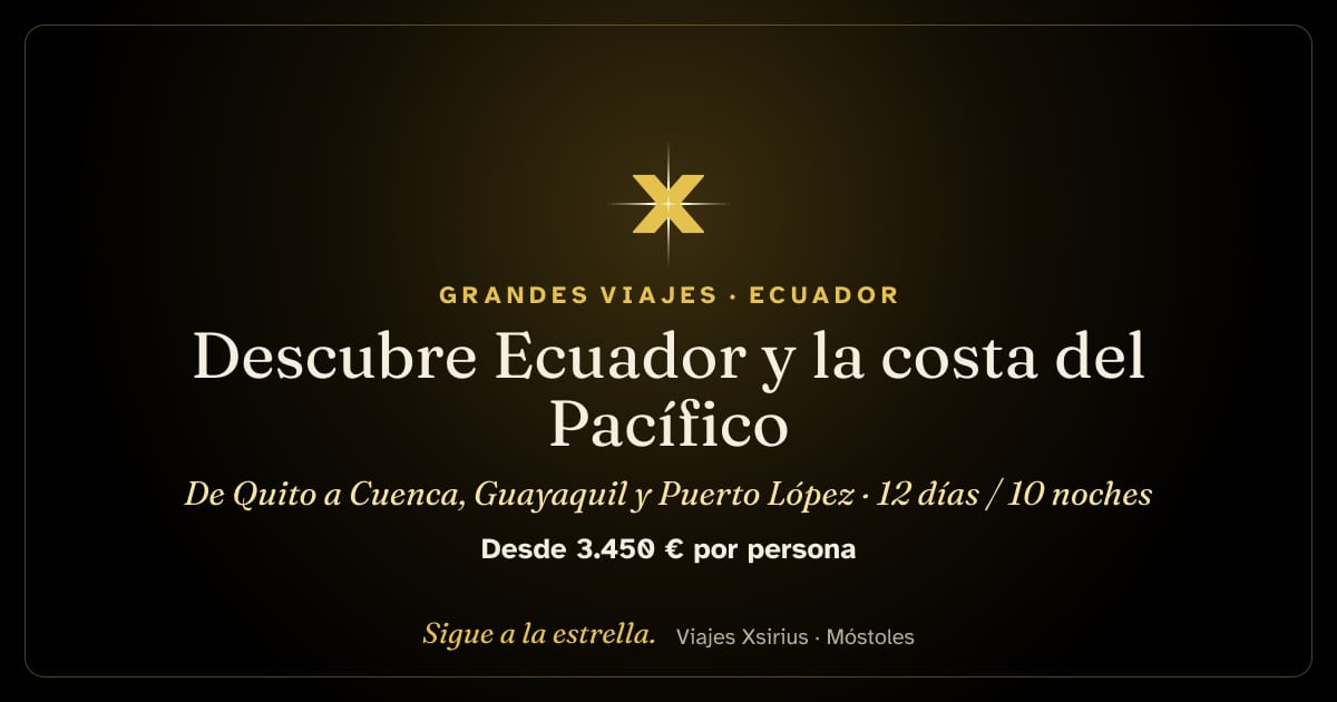 Descubre Ecuador y la costa del Pacífico: de Quito a Cuenca, Guayaquil y Puerto López: Ecuador, 12 días / 10 noches