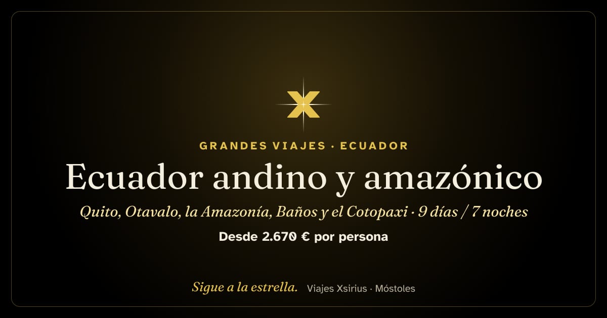Ecuador andino y amazónico: Quito, Otavalo, la Amazonía, Baños y el Cotopaxi: Ecuador, 9 días / 7 noches