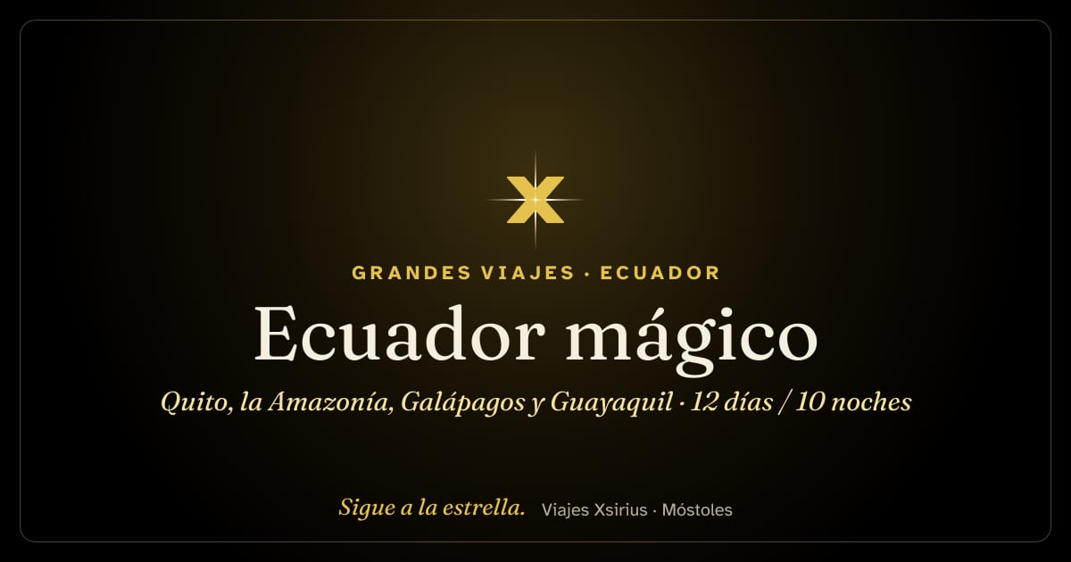 Ecuador mágico: Quito, la Amazonía, Galápagos y Guayaquil: Ecuador, 12 días / 10 noches