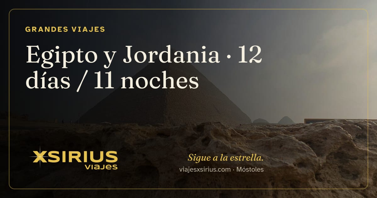 Egipto y Jordania: Egipto · Jordania, 12 días / 11 noches