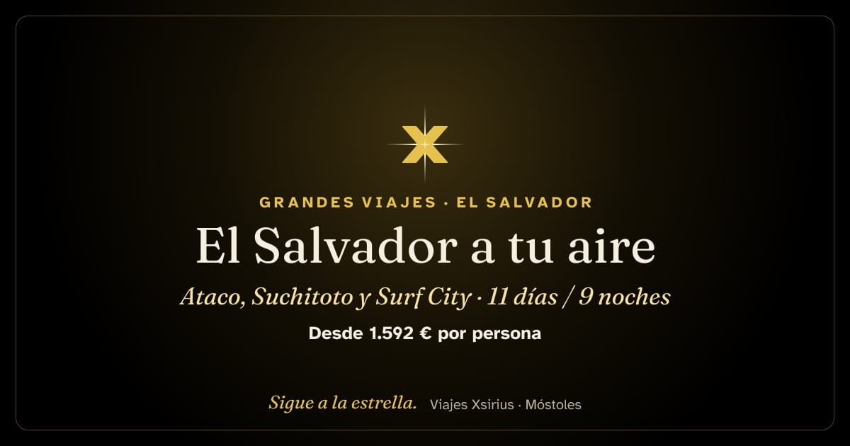 El Salvador a tu aire: Ataco, Suchitoto y Surf City: El Salvador, 11 días / 9 noches