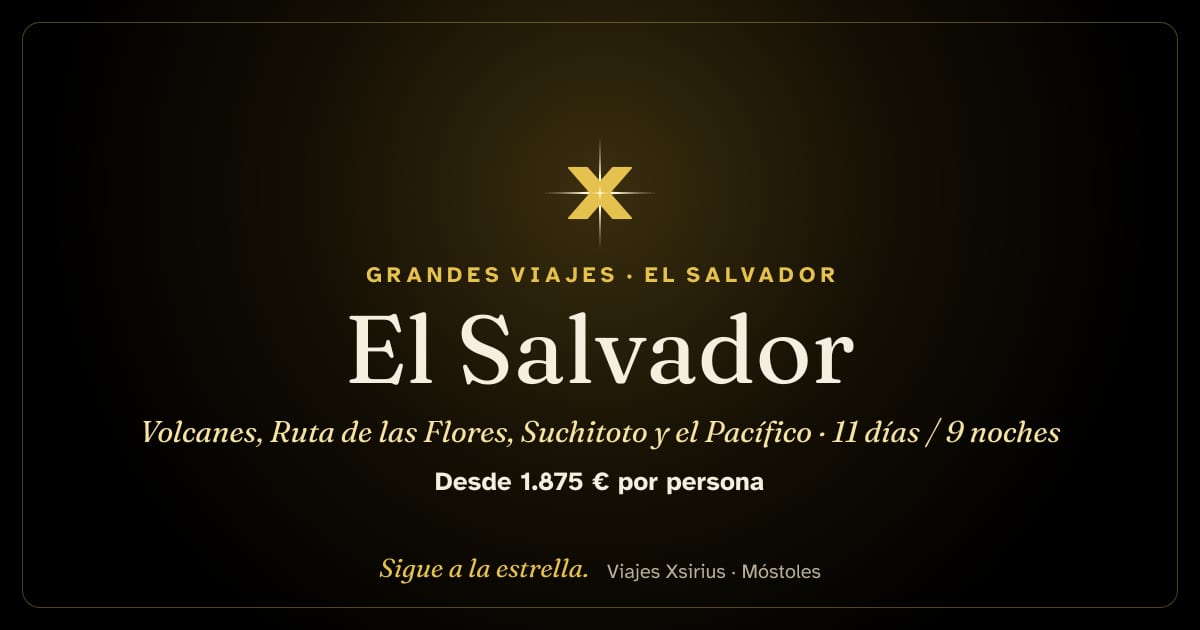 El Salvador: volcanes, Ruta de las Flores, Suchitoto y el Pacífico: El Salvador, 11 días / 9 noches