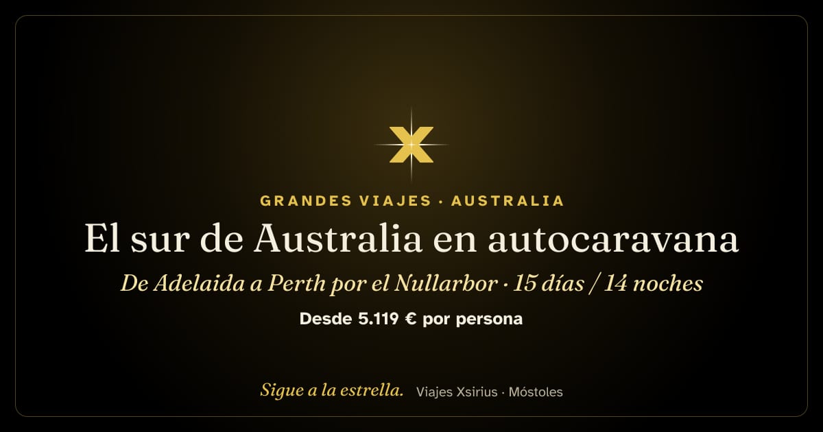 El sur de Australia en autocaravana: de Adelaida a Perth por el Nullarbor: Australia, 15 días / 14 noches