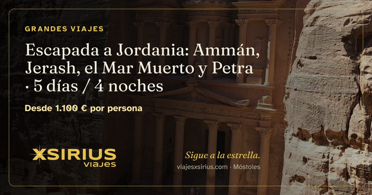 Escapada a Jordania: Ammán, Jerash, el Mar Muerto y Petra: Jordania (Ammán, Petra), 5 días / 4 noches