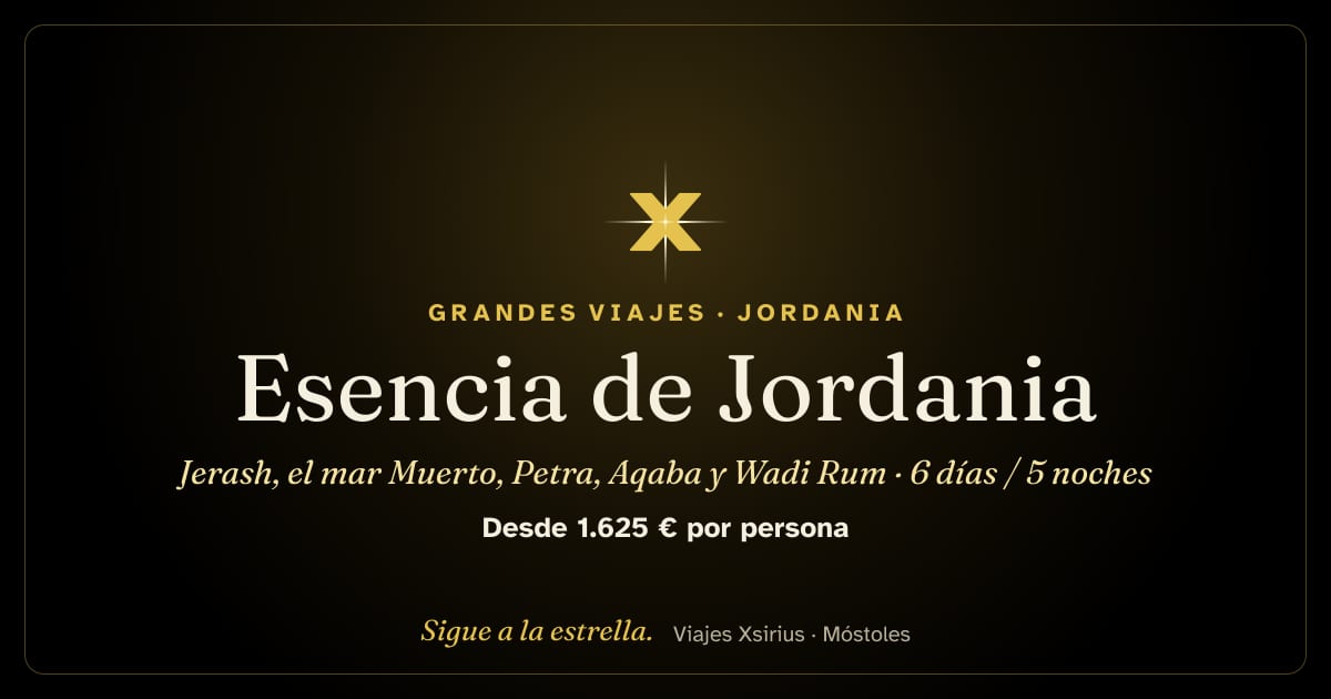 Esencia de Jordania: Jerash, el mar Muerto, Petra, Aqaba y Wadi Rum: Jordania, 6 días / 5 noches