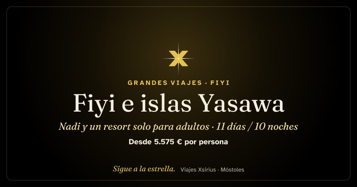 Fiyi e islas Yasawa: Nadi y un resort solo para adultos: Fiyi, 11 días / 10 noches