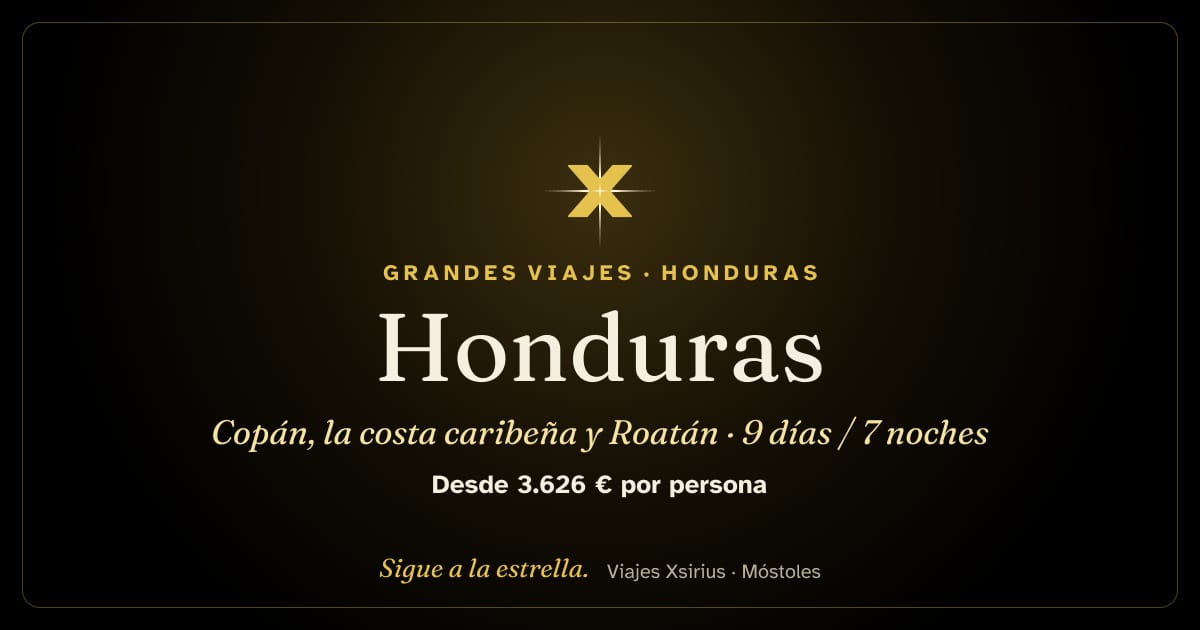 Honduras: Copán, la costa caribeña y Roatán: Honduras, 9 días / 7 noches