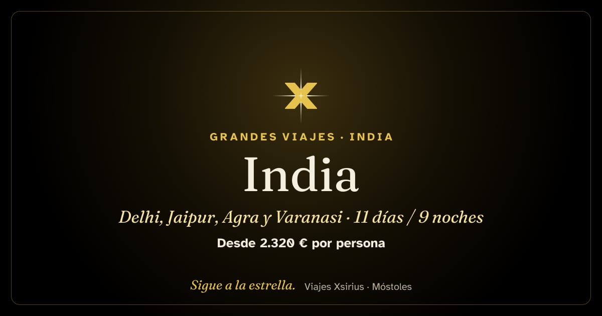 India: Delhi, Jaipur, Agra y Varanasi: India, 11 días / 9 noches