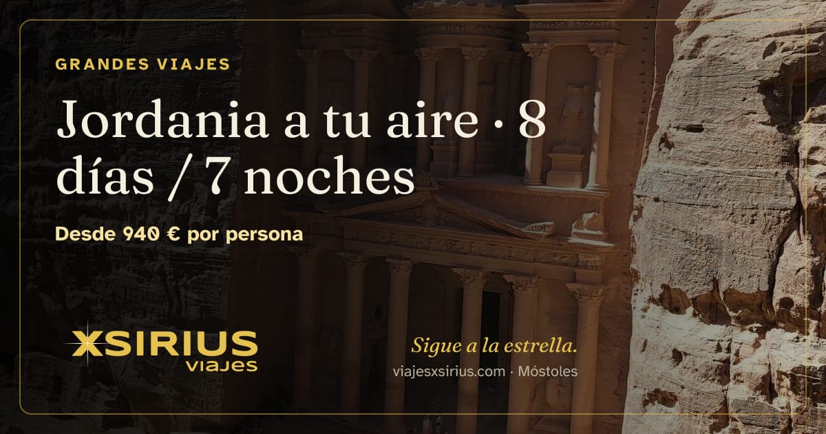 Jordania a tu aire: Jordania, 8 días / 7 noches