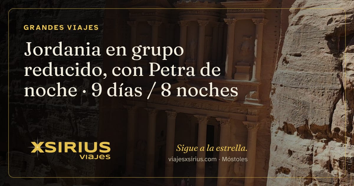Jordania en grupo reducido, con Petra de noche: Jordania, 9 días / 8 noches