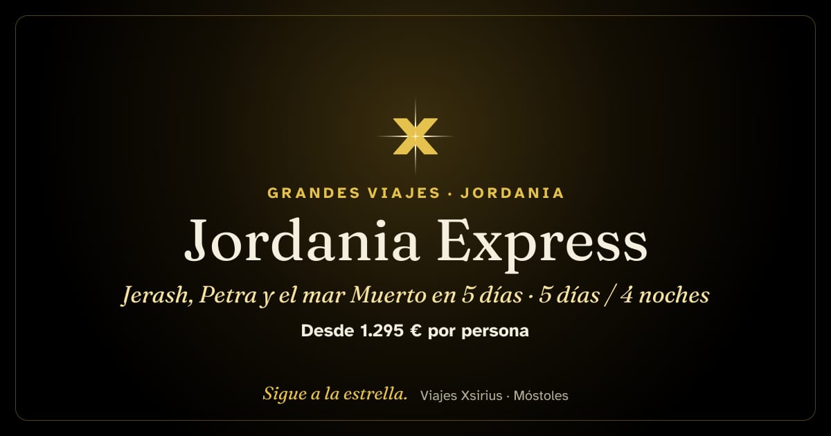 Jordania Express: Jerash, Petra y el mar Muerto en 5 días: Jordania, 5 días / 4 noches