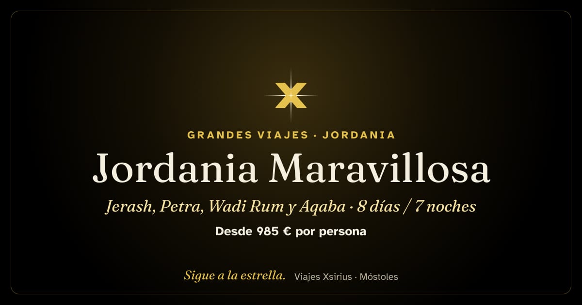 Jordania Maravillosa: Jerash, Petra, Wadi Rum y Aqaba: Jordania, 8 días / 7 noches