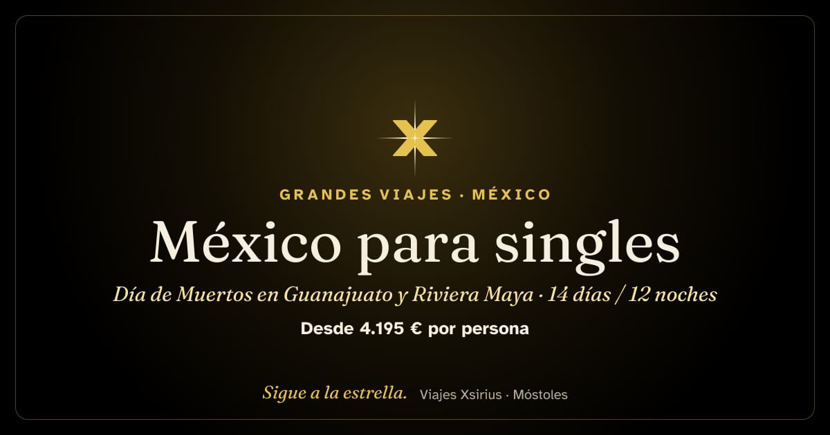 México para singles: Día de Muertos en Guanajuato y Riviera Maya: México, 14 días / 12 noches