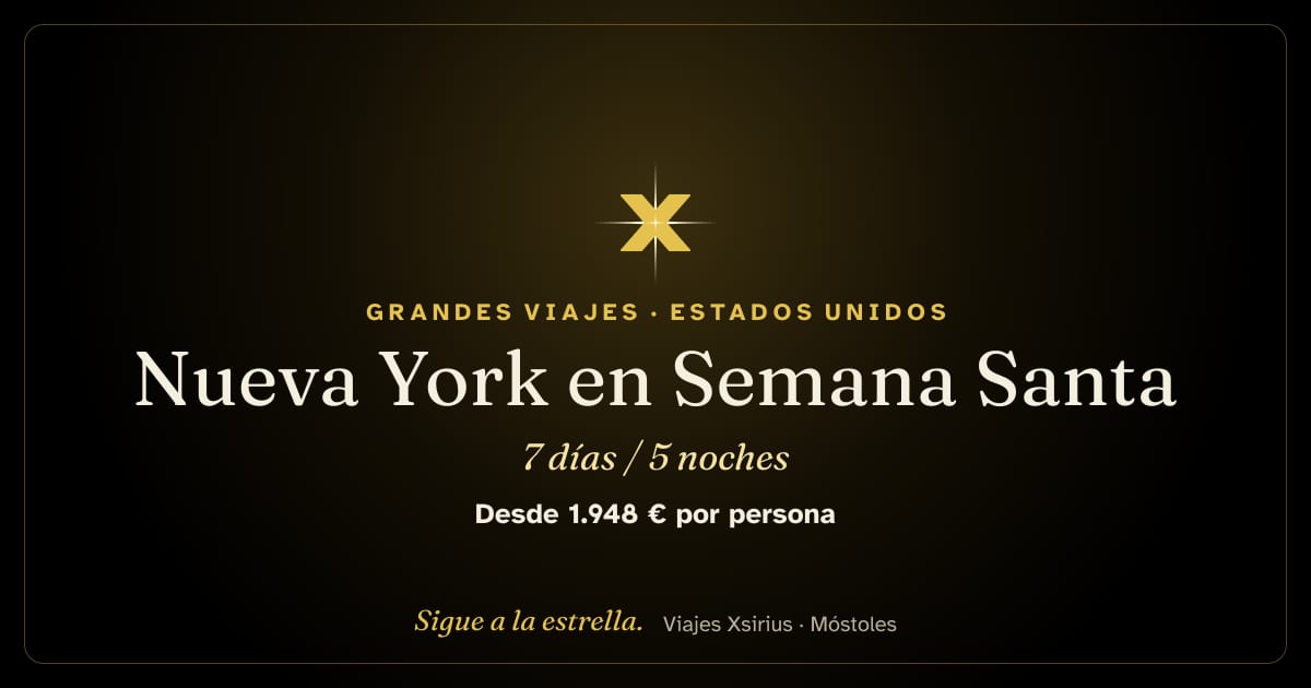 Nueva York en Semana Santa: Estados Unidos (Nueva York), 7 días / 5 noches