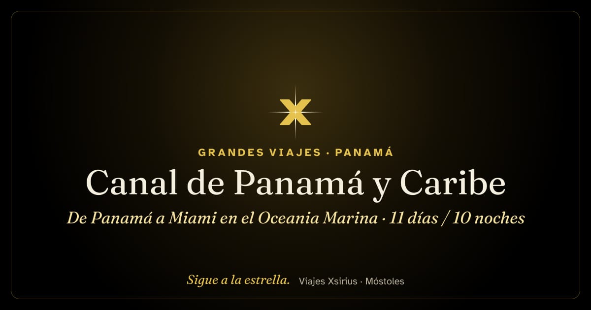 Canal de Panamá y Caribe: de Panamá a Miami en el Oceania Marina: Panamá, Colombia, Curazao, Aruba, Jamaica, Islas Caimán y Estados Unidos, 11 días / 10 noches