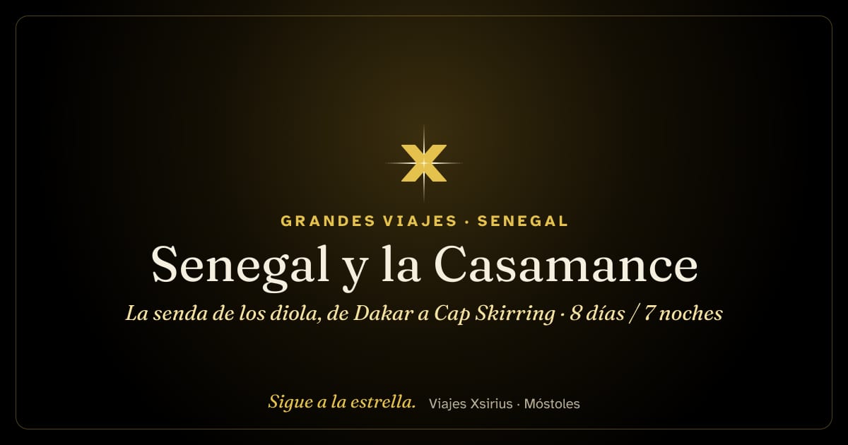 Senegal y la Casamance: la senda de los diola, de Dakar a Cap Skirring: Senegal (cruzando Gambia), 8 días / 7 noches