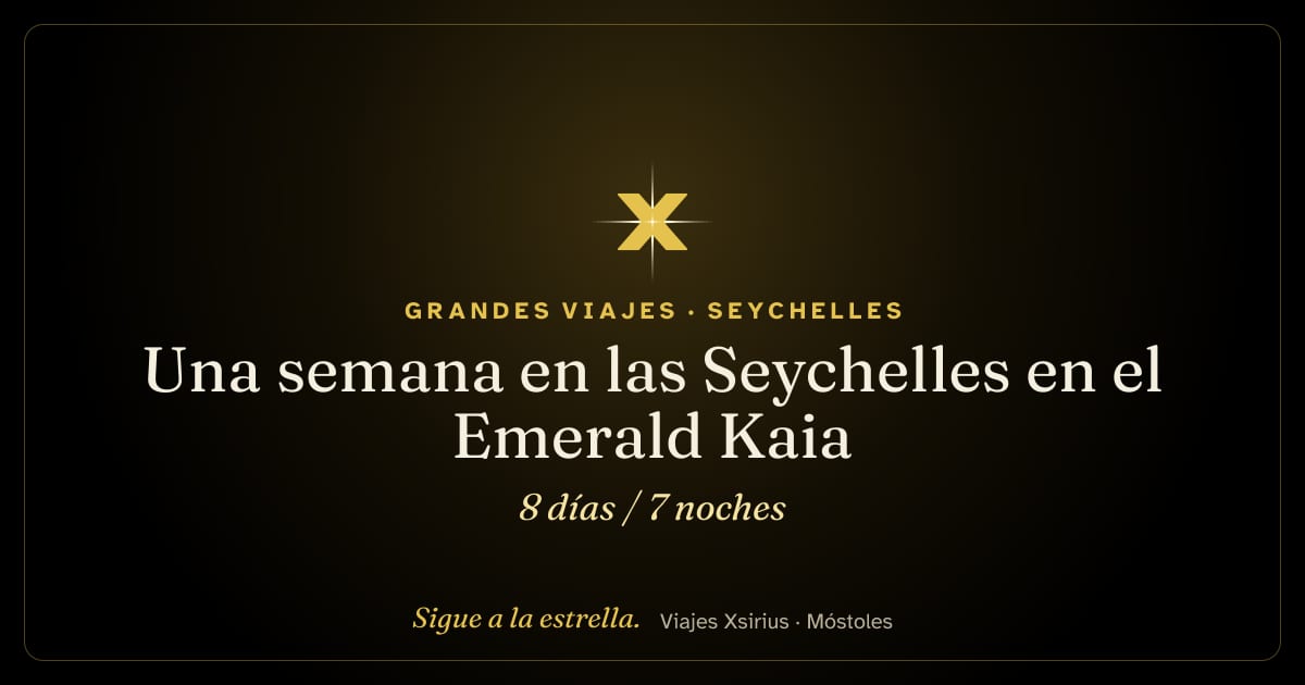 Una semana en las Seychelles en el Emerald Kaia: Seychelles, 8 días / 7 noches