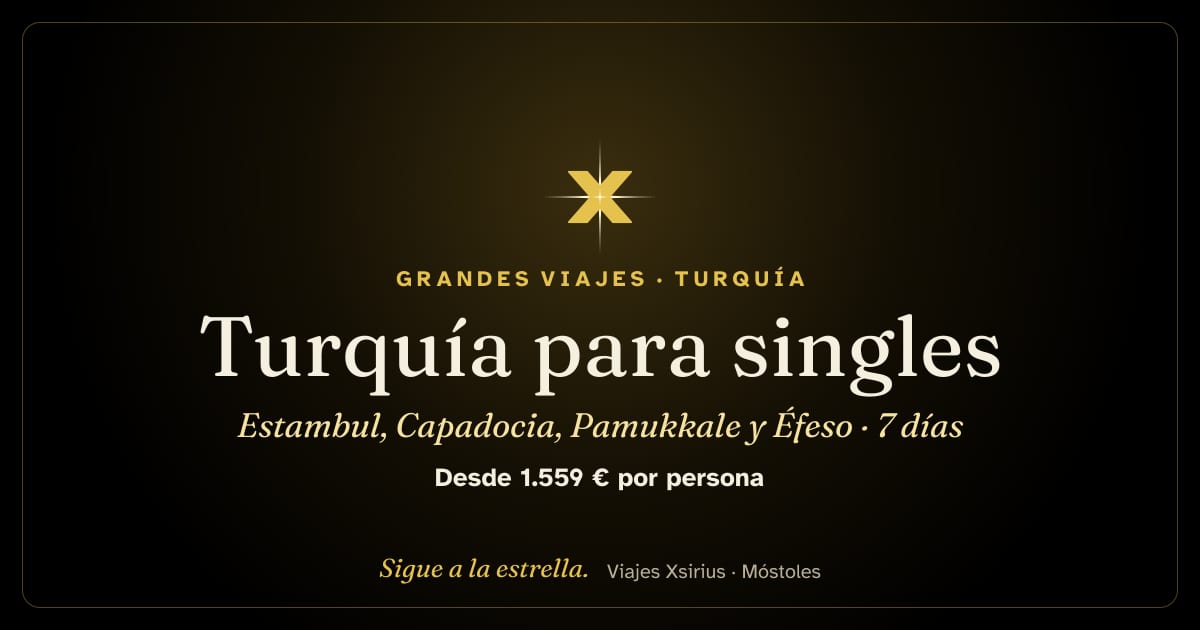 Turquía para singles: Estambul, Capadocia, Pamukkale y Éfeso: Turquía, 7 días