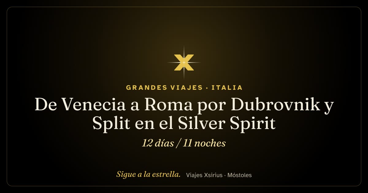 De Venecia a Roma por Dubrovnik y Split en el Silver Spirit: Italia, Croacia y Túnez, 12 días / 11 noches
