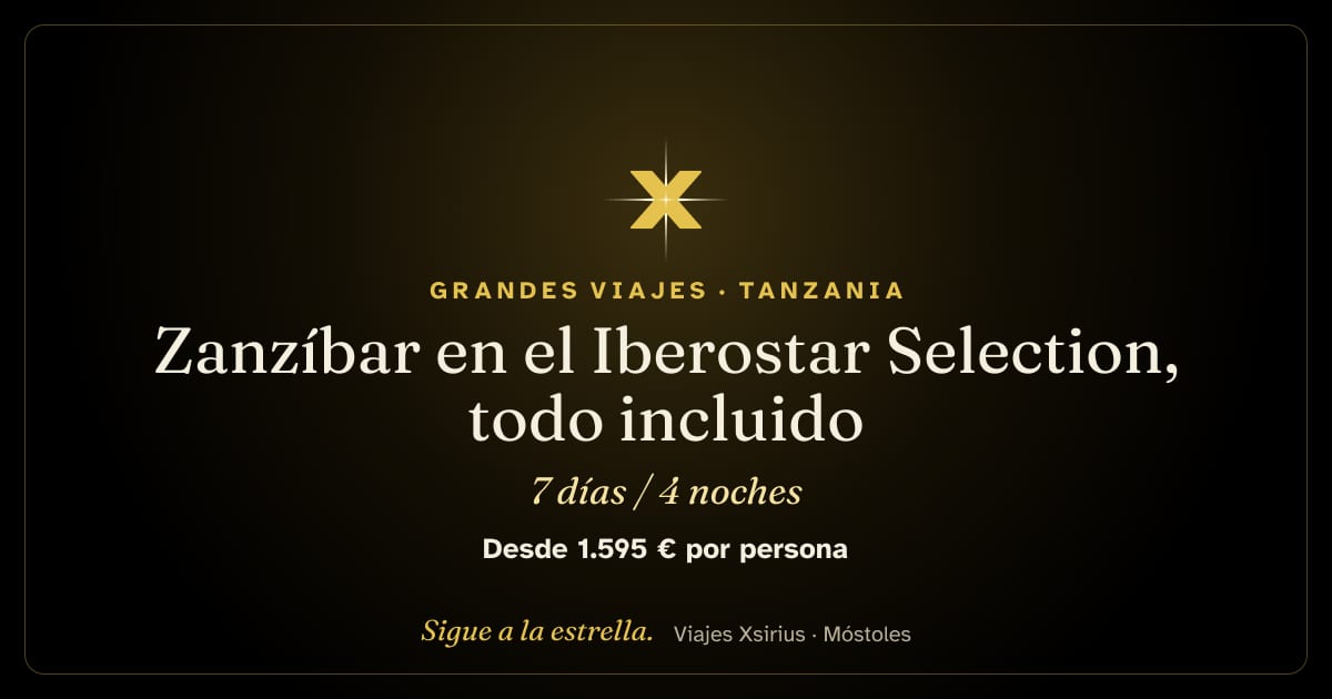 Zanzíbar en el Iberostar Selection, todo incluido: Tanzania (Zanzíbar), 7 días / 4 noches