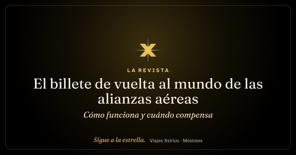 El billete de vuelta al mundo de las alianzas aéreas: cómo funciona y cuándo compensa