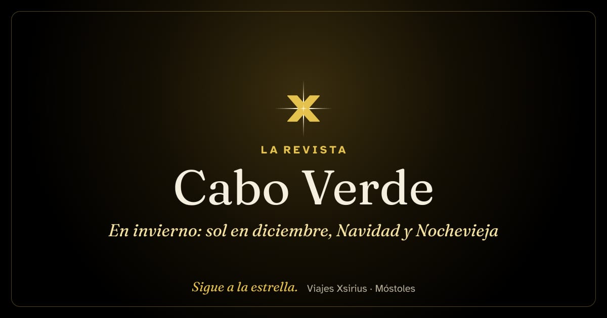 Cabo Verde en invierno: sol en diciembre, Navidad y Nochevieja
