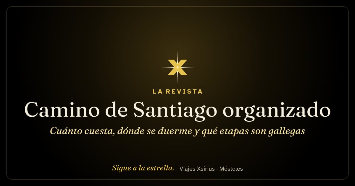 Camino de Santiago organizado: cuánto cuesta, dónde se duerme y qué etapas son gallegas