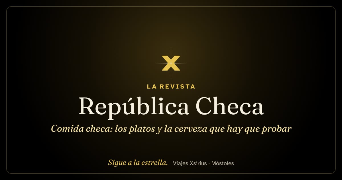 Comida checa: los platos y la cerveza que hay que probar