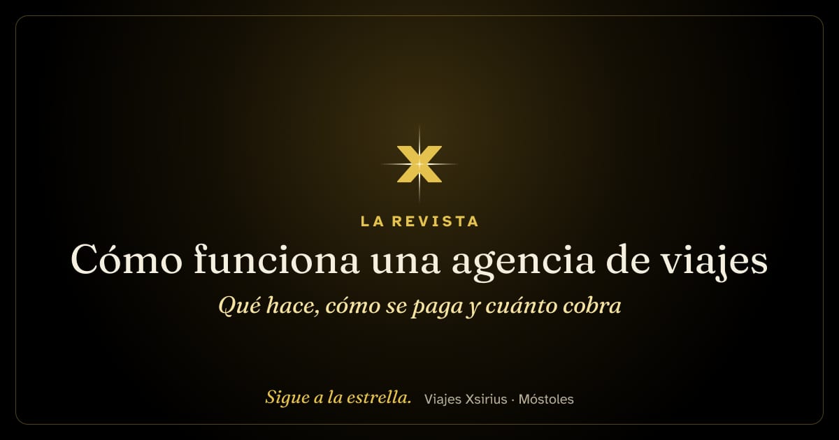 Cómo funciona una agencia de viajes: qué hace, cómo se paga y cuánto cobra