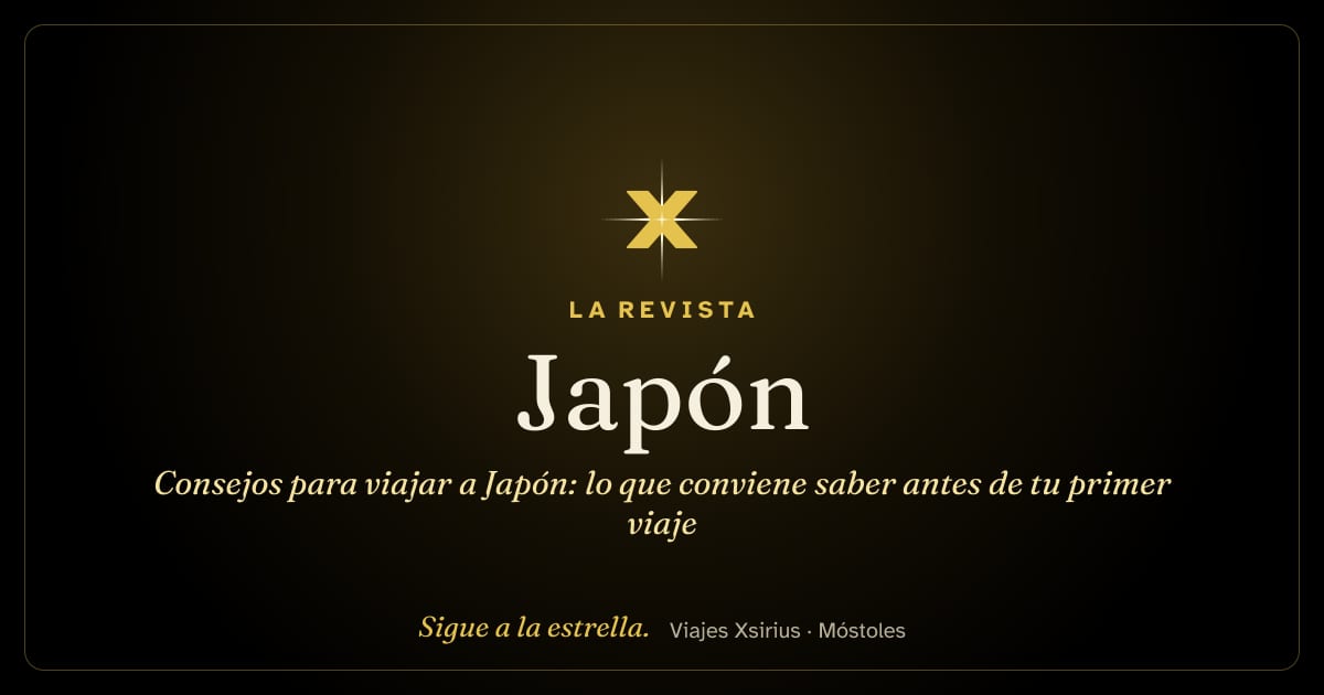 Consejos para viajar a Japón: lo que conviene saber antes de tu primer viaje